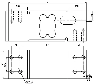 Ağırlık yük hücresi platform ölçeği 60X80cm 600kg Forklift ölçeği sensörü Alüminyum Özel olmayan 1