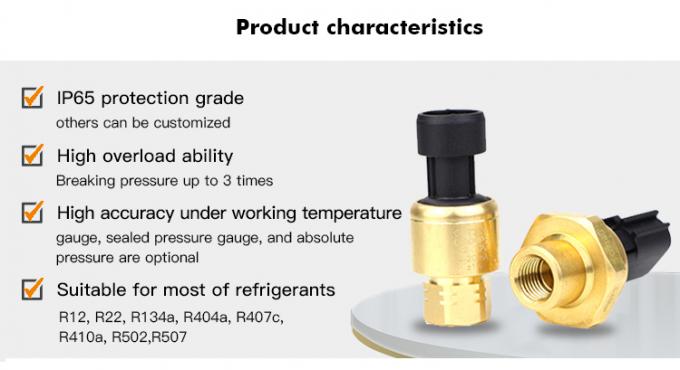 RPT233S 0~20MPa Packard Yazaki 1%FS HAVC sistemi için seramik basınç sensörü 1