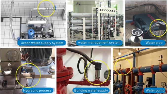 0-600bar basınç aralığı, 0,5-4,5V çıkışlı ve CE RoHS sertifikalı, yayılmış silikon yağ basınç sensörü RPT202 3