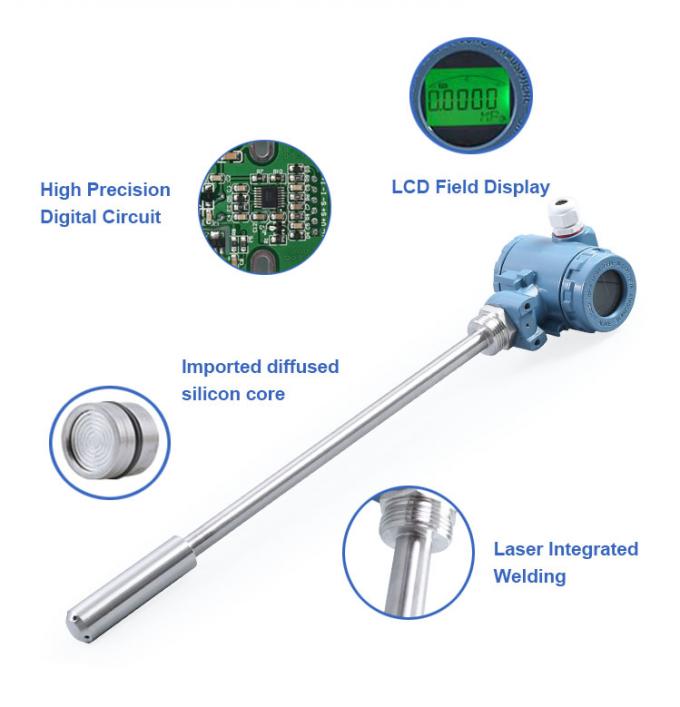 Yüksek Accu 0-10v seviye vericisi ve sıvı seviye göstergesi için sıvı seviye ölçer 2