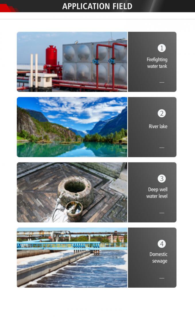 Rujia 4-20ma Denizaltı Sıvı Seviyesi Sensörü Göstericisi Göndericisi Kanalizasyon Suyu Arıtma için Hidrostatik Su Seviyesi Sensörleri 4